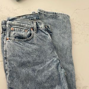 Levi’s low pro straight jeans